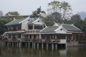 Kompozitné bambusu v Xiamen Zhongshan Park