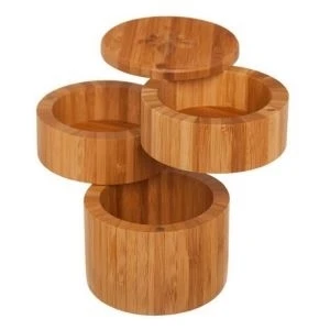 100% bambus korenie Jar a bambus soľ korenie Spot a bambus Spice Box